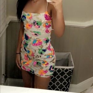Briar Strappy Sequin Bodycon Dress 